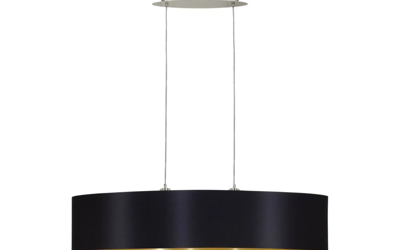 Maserlo Taklampa 100cm Svart/Guld