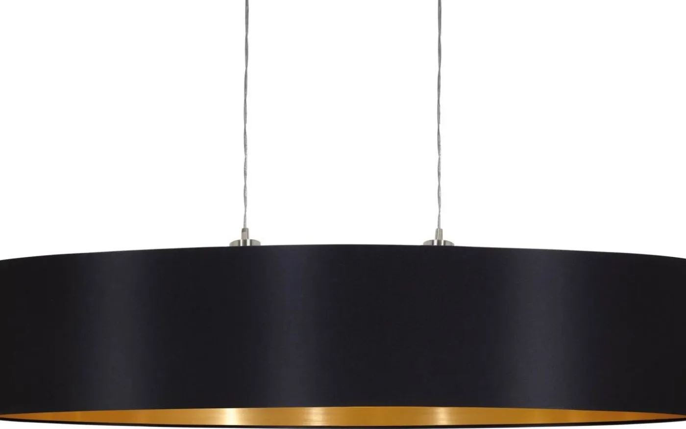 Maserlo Taklampa 100cm Svart/Guld