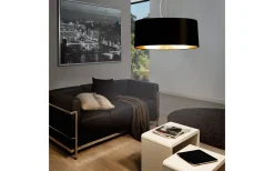 Maserlo Taklampa 53cm Svart/Guld