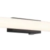 Mattimo H2O LED Vägglampa 40cm matt svart IP44
