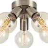 Mazzo Plafond 21cm 5L Satin Nickel