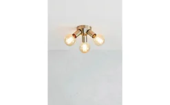 Mazzo Plafond 21cm 3L Satin Nickel