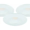 MD-231 Downlight 3000K 3x5W Vit 230V IP44 3-Pack