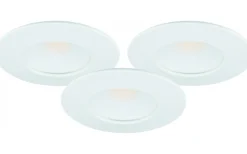 MD-231 Downlight 3000K 3x5W Vit 230V IP44 3-Pack