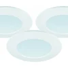 MD-232 Downlight 3000K 3x10W Vit 230V IP44 3-Pack