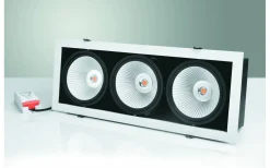 MD-251 Downlight 3000K 3x10W Vit/Svart 230V IP21