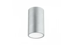 Mea Takspotlight Cylinder Borstad aluminium E27