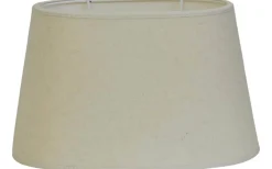 Melton Ull Oval Lampskärm 30cm Offwhite