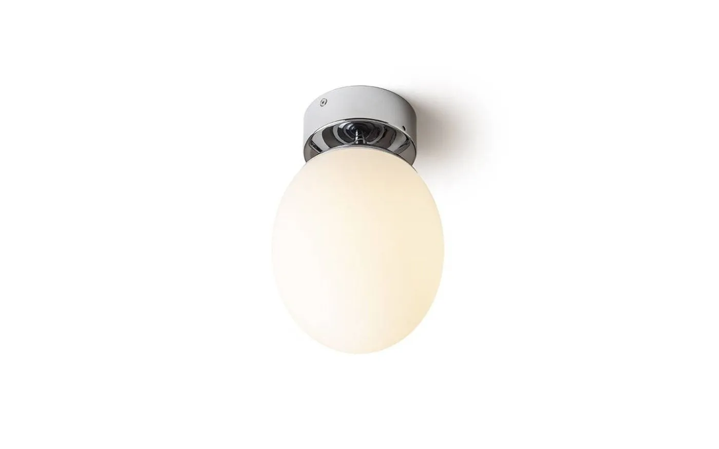 Meringue Plafond 16cm Opal/Krom IP44