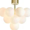 Merlot Plafond 56cm Mässing/Opal