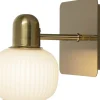 Messina Vägglampa Mässing IP44