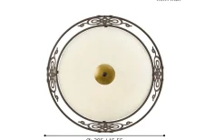 Mestre Plafond 39,5cm Brun