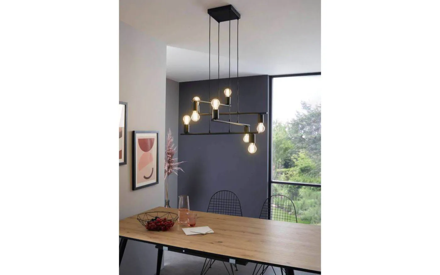 Mezzana Taklampa 65cm 8L Svart
