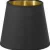 Mia Lampskärm Ø20cm Svart/Guld