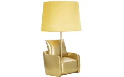 Midcentury Bordslampa 46cm Gul