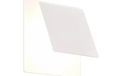 Mio Vägglampa LED fyrkantig matt vit