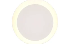 Mio Vägglampa LED rund matt vit