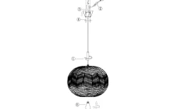 Missy Taklampa 45cm E27 Natur
