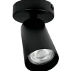 Modern Takspotlight/Vägglampa Svart