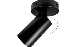 Modern Takspotlight/Vägglampa Svart
