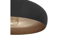 Mogano Plafond Ø40cm Svart