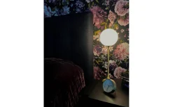 Molekyl Bordslampa 1L 43cm Mässing/Opal