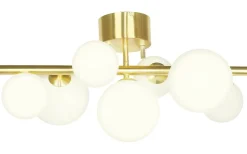 Molekyl Plafond 58cm Mässing/Vit