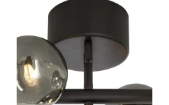 Molekyl Plafond 58cm Svart/Rök