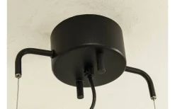 Molekyl Taklampa 58cm 7L Svart/Rök