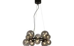 Molekyl Taklampa 50cm 10L Svart/Rök