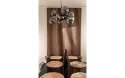 Molekyl Taklampa 50cm 10L Svart/Rök