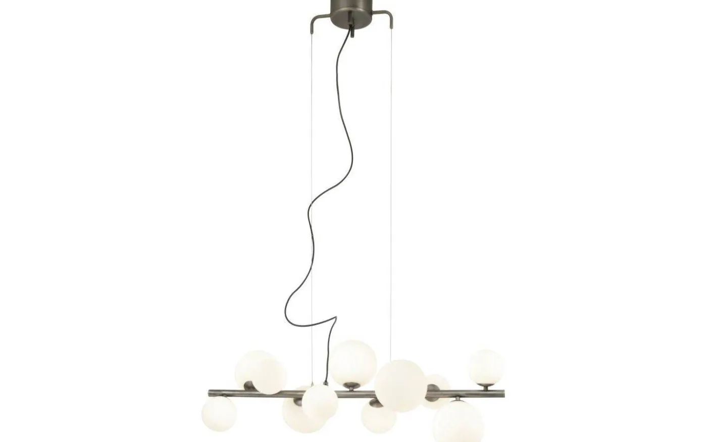 Molekyl Taklampa 85cm Tenn/Vit