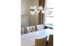 Molekyl Taklampa 85cm Tenn/Vit