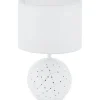 Montalbano Bordslampa, lysande fot 23cm Vit