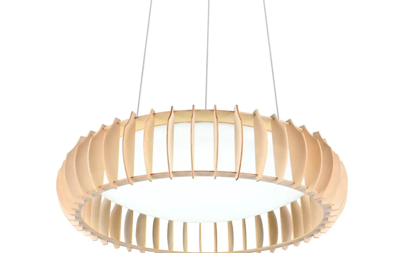 Monte Takpendel LED 60cm trä/vit