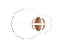 Montilla Plafond LED svart/kaffebrun
