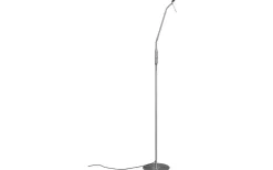 Monza Golvlampa LED i borstat stål