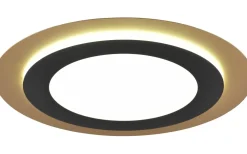 Morgan Plafond LED 45cm matt svart/guld