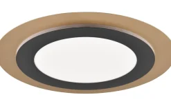 Morgan Plafond LED 45cm matt svart/guld