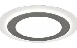 Morgan Plafond LED 45cm vit/borstad stål