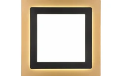 Morgan Plafond LED 45x45cm matt svart/guld