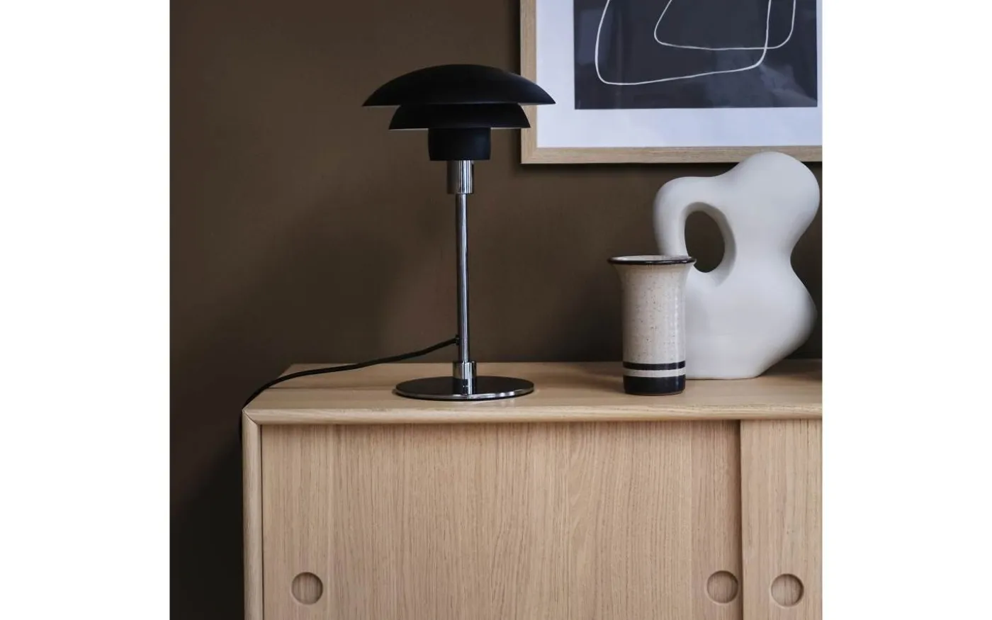 Morph D21 Bordslampa 35cm Svart/Krom