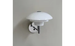 Morph Vägglampa Opal/Krom