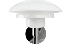 Morph Vägglampa Opal/Krom