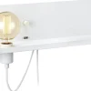 Multi Vägglampa USB Vit