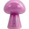 Mushroom Uppladdningsbar Bordslampa 21cm Lila