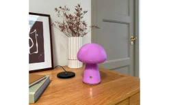 Mushroom Uppladdningsbar Bordslampa 21cm Lila