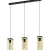 Nafferton Taklampa 80cm Svart/Natur