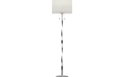 Nandor Golvlampa E27 + LED borstat stål