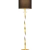 Nandor Golvlampa E27 + LED svart/guld